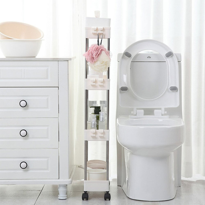 Vandue Corporation Home 4 Tier Narrow Sliding Storage Utility Cart & Reviews Wayfair